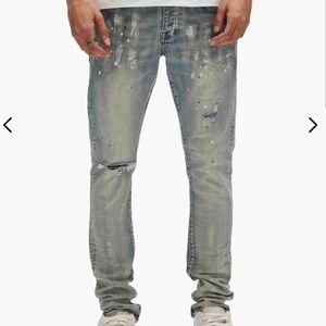 Purple Brand Jeans P001 Light Indigo Blowout Style P001‎ Size 32 New With Tag